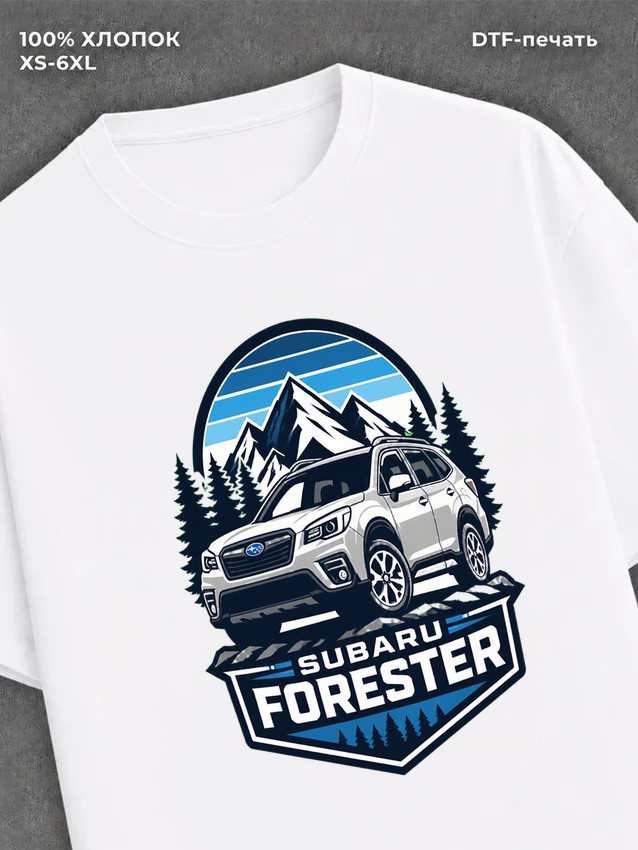 Футболка Subaru forester