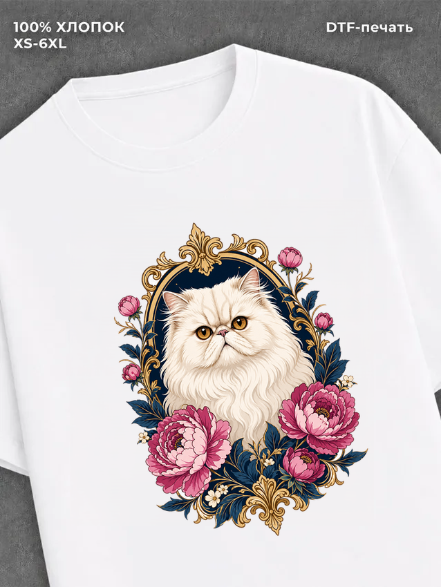 Футболка Персидская кошка