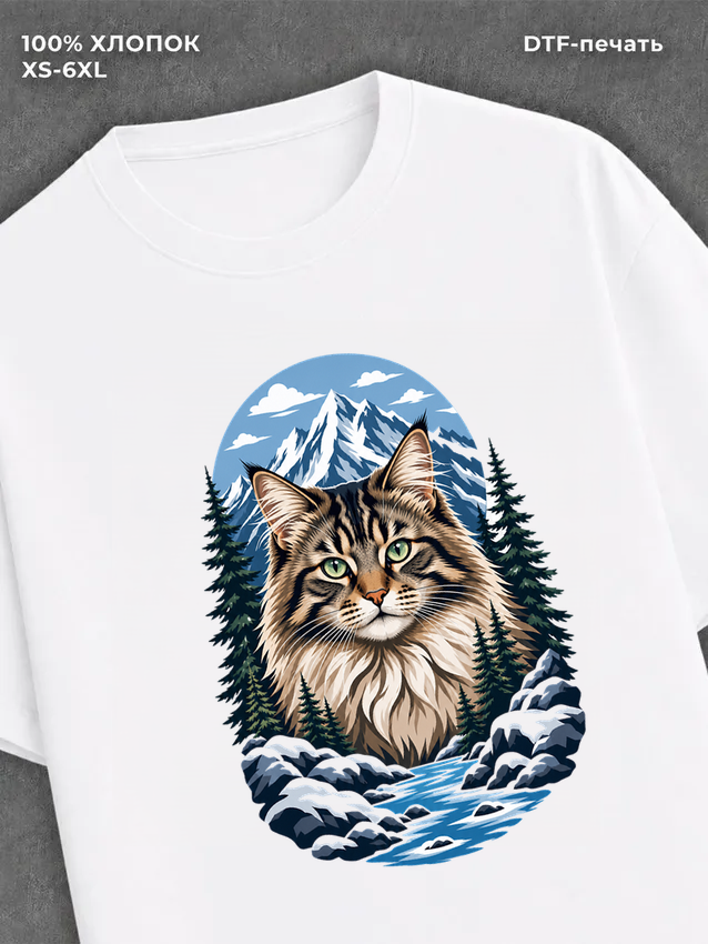 Футболка Сибирская кошка