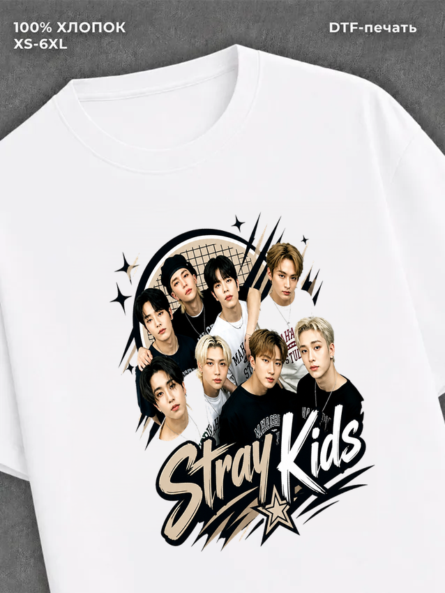 Футболка Stray kids k-pop