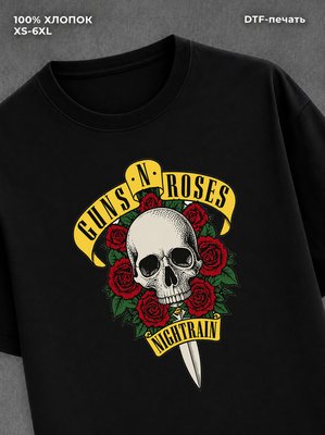Футболка Guns and roses