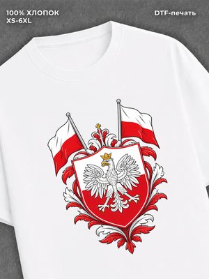 Футболка флаг польши